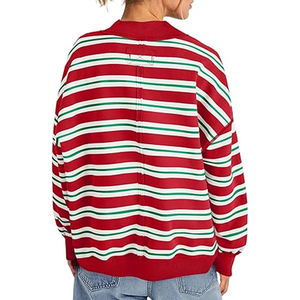 Women Turtleneck Sweatshirt Heavyweight Lined Oversized Casual Top - Product Image 3