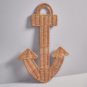 Decoración de pared de barco de vela de ratán tejido a mano, adorno colgante para habitación de bebé, niño y niña. - Product Image 2