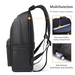 Waterproof <b>Laptop</b> <b>Backpack</b> Durable Large Capacity Computer Bag Adjustable Shoulder Straps for Men <b>Women</b> Office College Travel - Product Image 6