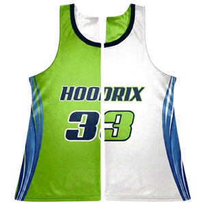 Camisetas de lacrosse de sublimación de ajuste holgado con hombros anchos, camisetas de lacrosse de sublimación de malla pesada para entrenamiento. - Product Image 1