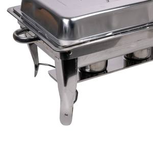 Wholesale Commercial Full Size Rectangle Stainless Steel Chafing Dish Heavy Duty Buffet Food Warmer Catering Serving Pan with - Product Image 5