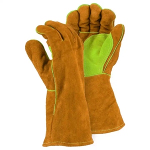 Premium Heavy Industrial Cowhide Split Leather Mig <b>Type</b> Working Hand <b>Gloves</b> Premium Welding <b>Gloves</b> - Product Image 1