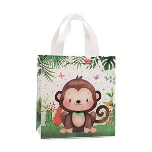 Sac fourre-tout recyclable et économique, imprimé sur mesure, réutilisable, en tissu non tissé PP, pour le shopping, les fêtes, la promotion d'entreprise, OEM/ODM - Product Image 3