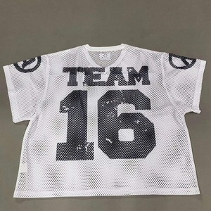 Team 16 Mesh <b>Football</b> Jersey Unisex Crew Neck Short Sleeve Breathable Polyester Sportswear Adult All Seasons - Product Image 1