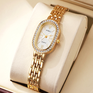 Reloj de Diamantes de Lujo para Mujer, Nuevo Diseño, Logotipo Personalizado al por Mayor, Reloj de Cuarzo de Alta Calidad - Product Image 2