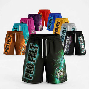 กางเกงขาสั้นลำลองสำหรับออกกำลังกาย วิ่ง เทรนนิ่ง ผ้าฝ้าย 100% ระบายอากาศ แห้งเร็ว สไตล์วินเทจ ปรับแต่งได้ - Product Image 1