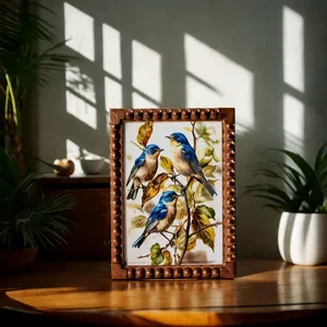 Marco de Fotos Personalizable de Madera Natural Ecológico, Resistente a Impactos y al Agua, para Exhibición de Sobremesa, Varios Tamaños y Acabados - Product Image 4