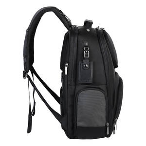 Sac à dos pour ordinateur portable SAKOS en polyester, moins de 24 L, résistant à l'eau, unisexe, style professionnel moderne, ceinture à coussin d'air, fermeture à glissière, port USB - Product Image 1