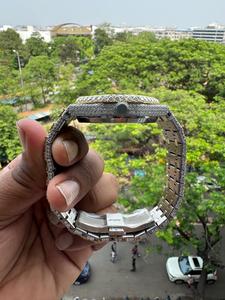 Montre personnalisée Hip Hop en moissanite et diamants, mouvement mécanique automatique, étanche, montre-bracelet pour homme, passe le test du diamant - Product Image 6