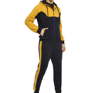 Ensemble de survêtement coupe-vent personnalisé en nylon pour homme : veste de sport zippée et pantalon coupe-vent pour l'entraînement - Product Image 2