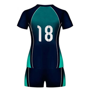 Uniforme de Voleibol Personalizado con Logotipo Impreso, Tejido Cómodo, Liso y de Secado Rápido para Hombre - Product Image 2