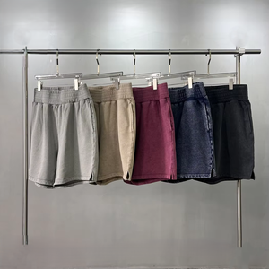 Pantalones Cortos de Algodón Premium al por Mayor, Fabricante OEM, Logotipo Personalizado Bordado, Pantalones Cortos de Felpa Francesa, Ropa Urbana de Marca Privada - Product Image 3