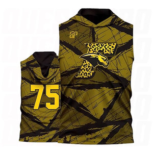 Hooded Compression 7v7 Custom Flag Football Jersey Custom Flag Football Jerseys Any Logos, Numbers, Names or Colors Shirts - Product Image 6