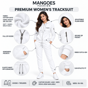 ชุดกีฬาฤดูร้อนทรงปกติสำหรับผู้ใหญ่ MANGOES FASHION คุณภาพพรีเมียม ผ้าโพลีเอสเตอร์/คอตตอน ระบายอากาศได้ดี ป้องกันแบคทีเรีย - Product Image 6