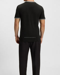 เสื้อยืดผ้าฝ้าย100% ทรงสลิมฟิตสำหรับผู้ชายเสื้อยืดแบบปรับแต่งได้แบบแห้งพอดีตัวระบายอากาศได้ดีไซน์ตัวอักษร - Product Image 6