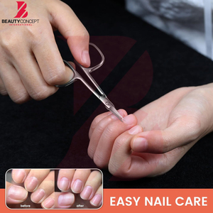 Ciseaux à cuticules professionnels en acier inoxydable avec pointe de précision aiguisée pour manucure, pédicure, soin des ongles et toilettage - Product Image 3