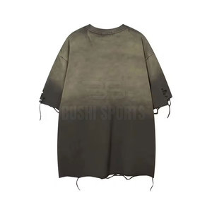 T-shirt décontracté effet vieilli de qualité supérieure, léger et au style contemporain - Product Image 2