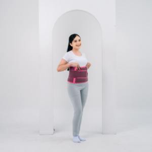 Corsé de Carbón de Bambú Nano de la Mejor Calidad con un Diseño Moderno y Elegantes Colores Rosa y Turquesa para Abdomen y Cintura - Product Image 1