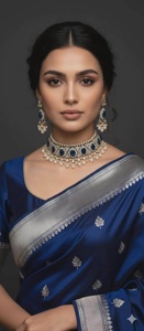 Collar de gargantilla turquesa Kundan Polki al por mayor con gotas de perlas, chapado en oro, joyería nupcial india para mujer - Product Image 3