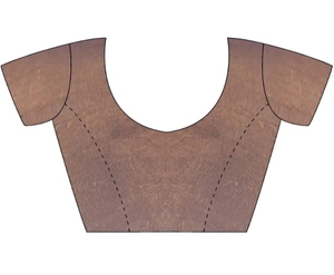 Sari indien en soie orné, infroissable, réversible, à séchage rapide, pour les fêtes d'automne - Product Image 5