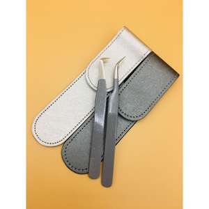 Pinzas Profesionales para Cejas de Salón de Belleza, Marca Personalizada, Modelo 242 - Product Image 1