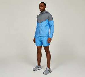 Veste d'hiver décontractée pour homme, imperméable, coupe-vent, à capuche, zippée, respirante, avec logo sur le devant - Product Image 5