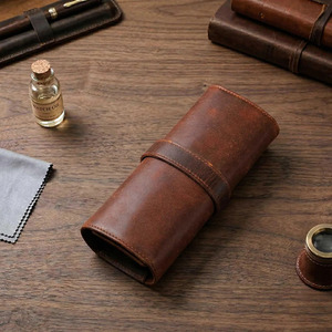Hochwertige Leder-Uhrenrolle mit Fächern, luxuriöses Sammler-Reiseetui, Leder-Uhrenrolle zum Verkauf zum Großhandelspreis. - Product Image 4