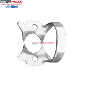 Pince de barrage en caoutchouc endodontique, instruments dentaires pour l'isolement dans le traitement des canaux radiculaires, pince dentaire de précision en acier inoxydable - Product Image 2