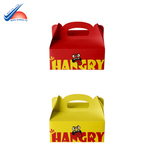 กล่องอาหารพร้อมที่จับกล่องใส่กระดาษรีไซเคิลได้สำหรับใช้ในร้านกาแฟ - Product Image 3