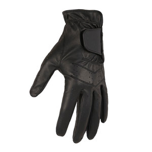 Gants de golf en cuir avec design ventilé, trous perforés et ajustement précis grâce à la fermeture ergonomique en velcro - Product Image 1