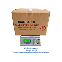 Papier de riz bleu pour rouleaux de printemps, 22 cm, 500 g, enveloppe de nouilles de riz séchées pour Cha Gio