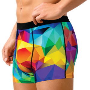 Custom Mens Sublimated <b>Boxers</b> Breathable Stretch Underwear Full Print <b>Boxer</b> Briefs OEM Private Label Sportswear Wholesale Export - Product Image 4