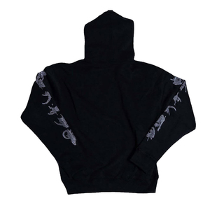 Sudadera con capucha de forro polar para hombre, personalizada, bordada con pedrería, de moda, con logo/color, 100% algodón, corte oversize, diseño con cremallera, ideal para invierno. - Product Image 2