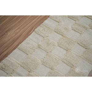 Tapis en coton géométrique tissé à la main 100% coton |   Tapis d'appoint tufté RTS, taille personnalisée disponible, faible MOQ - Product Image 2