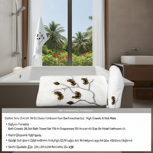 High Quality 28x56 Inch <b>Bath</b> <b>Towel</b> <b>Set</b> 750 GM Soft Absorbent Cotton Large Size for Hotel Bathroom - Product Image 3