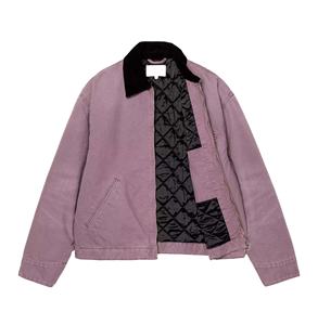 Chaqueta de Trabajo Vintage Personalizada con Bordado Frontal, Resistente al Viento, Transpirable, Gruesa, de Poliéster/Algodón, Estilo Detroit para Hombre - Product Image 3