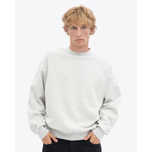 Sweat-shirt à col rond essentiel pour homme, coupe classique et confortable, pull en molleton pour usage quotidien - Product Image 3