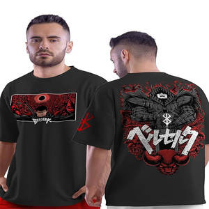 Venta al por mayor hombres 100% algodón para Puff impresión camiseta personalizada sublimación Logo Transferencia de Calor patrón sólido de punto poliéster/algodón - Product Image 2