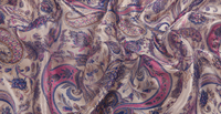 Tissu transparent léger 100% polyester à imprimé floral, 120 GSM, pour robes de mariée, rideaux, décoration intérieure