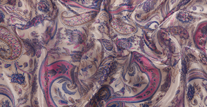 Tela Ligera de Poliéster 100% con Estampado Floral, 120 GSM, para Vestidos de Novia, Cortinas y Decoración del Hogar - Product Image 3