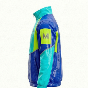 Bulk Unisex Hooded Waterproof Coated Streetwear Winter Jacket Custom Branding Europe America Fashion Windbreaker - Product Image 5