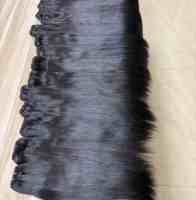 Lot de mèches de cheveux humains 100% naturels cambodgiens, lisses et raides, vierges, en gros
