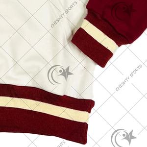 Suéteres con logotipo personalizado de alta calidad, sudadera hecha en fábrica con logotipo universitario bordado - Product Image 6