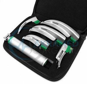 Set de Laringoscopio de Fibra Óptica McCoy, Mango Mediano, 3 Hojas, Certificado CE, Kit de Instrumentos Reutilizables para Intubación de Vías Respiratorias - Product Image 6