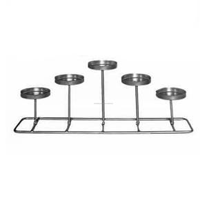 Tea Light Holder <b>Pink</b> Finished Metal Sample Available Holiday Decorative European Print Handmade Wedding Decor - Product Image 5