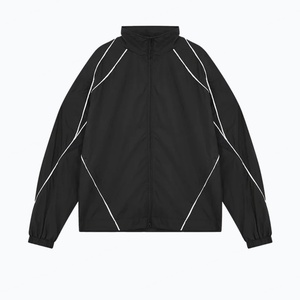 Custom Logo Men's Waterproof Windbreaker <b>Jacket</b> Paneled Windproof Zipper Wholesale Outdoor Nylon <b>Lightweight</b> Hiking <b>Jacket</b> - Product Image 1