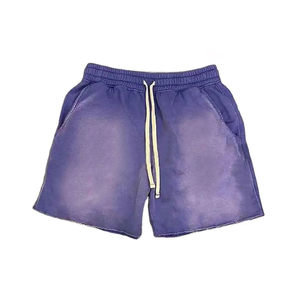 Pantalones Cortos Casuales para Hombre, de Algodón/Poliéster, Antiarrugas, de Secado Rápido, Transpirables, Ecológicos, con Cordón Ajustable y Cintura Media - Product Image 4