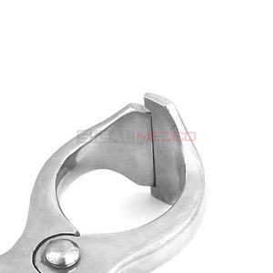 Pince de Castration en Acier Inoxydable Allemand Réutilisable de Haute Qualité, Durable, Professionnelle, Sûre et Efficace pour la Chirurgie Vétérinaire du Bétail - Product Image 5