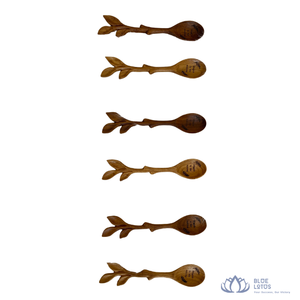 [MEILLEURES VENTES] |   Cuillère en bois réutilisable, mini, petite, pour servir, ustensile de cuisine, pour la crème glacée, les desserts, export Vietnam - Product Image 1