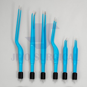 Pinzas bipolares de bayoneta manuales de EE. UU., aisladas, reutilizables, con cable de silicona, juego de instrumentos quirúrgicos para cirugía general - Product Image 2